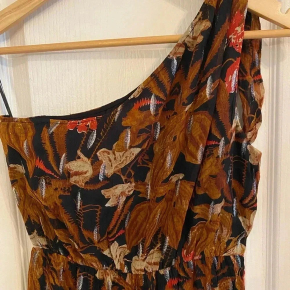 Maeve Anthropologie Jumpsuit One Shoulder Kyoto - Picture 3 of 7